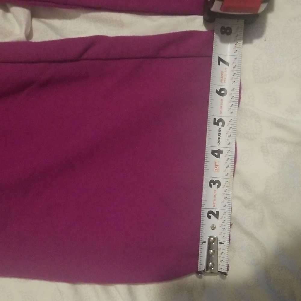 Aeropostale Magenta Sweatpants with White Accents - Picture 7 of 7